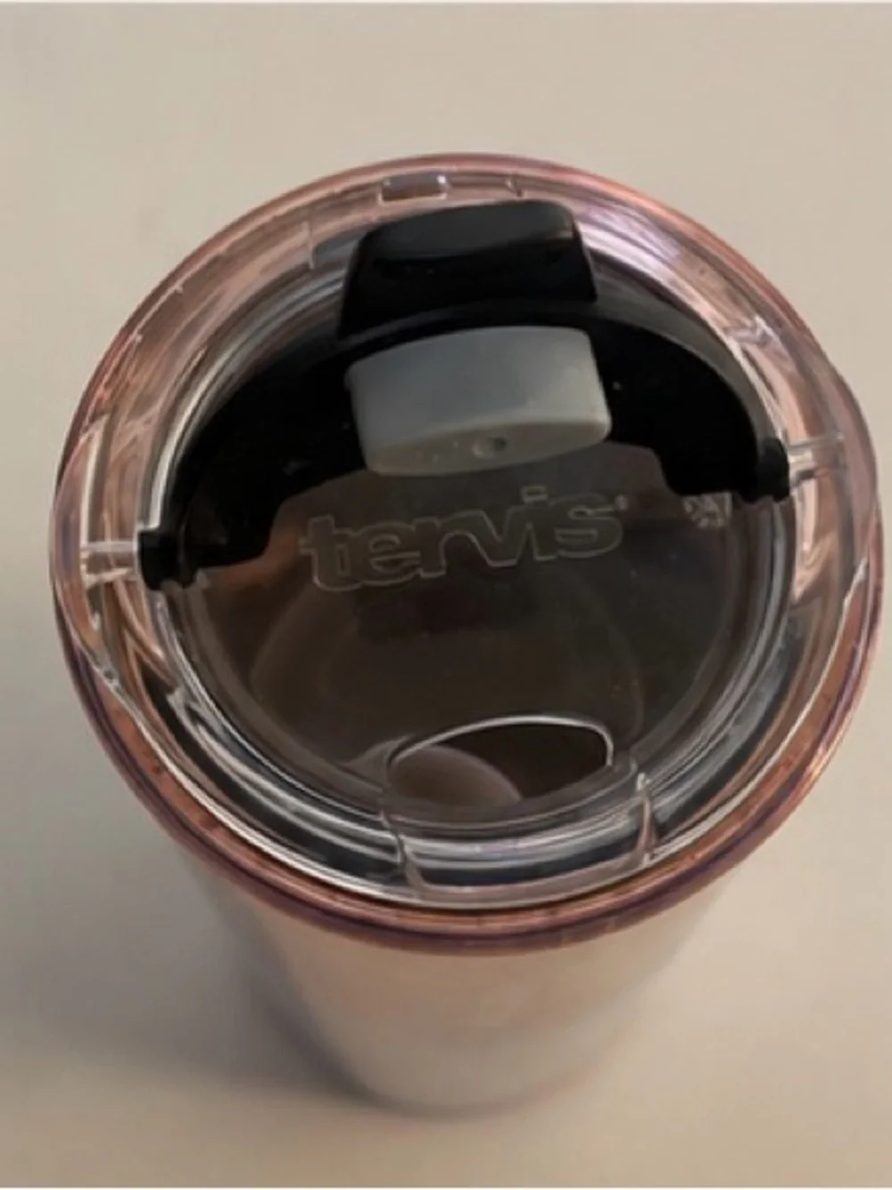 Starbucks Rose Gold Silver Glitter Ombre Travel Tumbler Coffee Cup